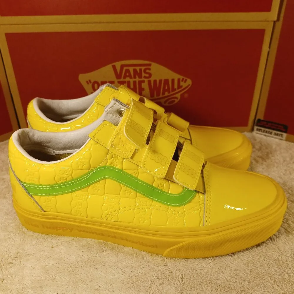 Vans X Haribo Youth 2 Old Skool V Checkerboard Yellow VN0A3D29BK2